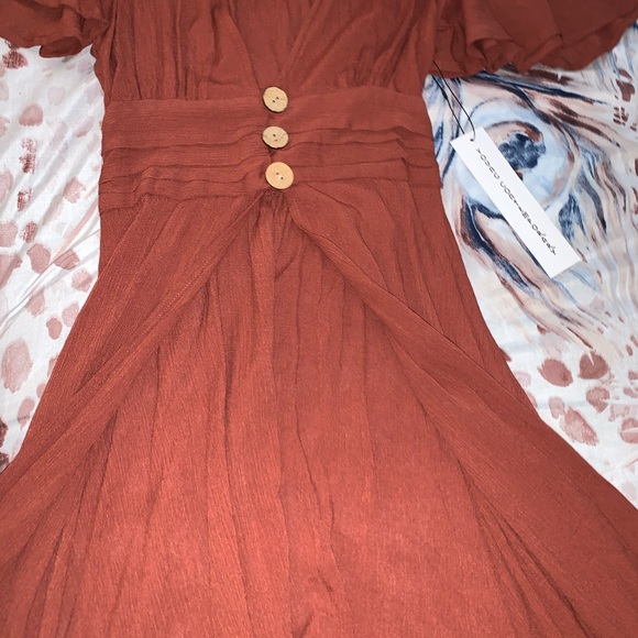 Rust boho chic top - Picture 5 of 6